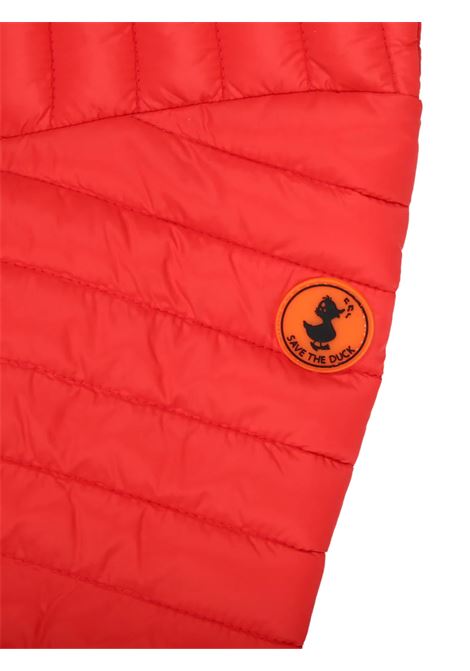 Giubbino neonato arancio con cappuccio SAVE THE DUCK | I30003X70018/DEBARANCIO